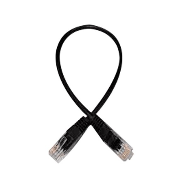 Safe-UTP1-03BK-Cable UTP Safe - Ethernet - Conectores RJ45 - Categoria 5E - 0,3 m - Cor preta