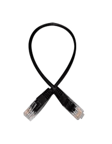 Safe-UTP1-03BK-Cable UTP Safe - Ethernet - Conectores RJ45 - Categoria 5E - 0,3 m - Cor preta