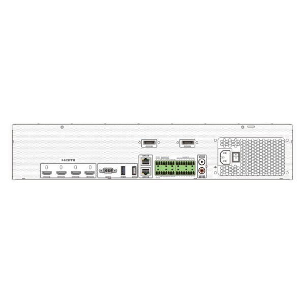 TVT TVT-118 TD-3364H8-A3H NVR Gravador IP 64CH 16MP Audio 8HDD Alarme 16/4 Rosto Detecção de Rosto VAC TVT