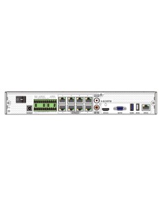 TVT TVT-120 TD-3308H1-8P-B2-B Gravador NVR IP 8CH 12MP 8POE Audio 1HDD Alarme 8/4 Funções inteligentes TVT 2