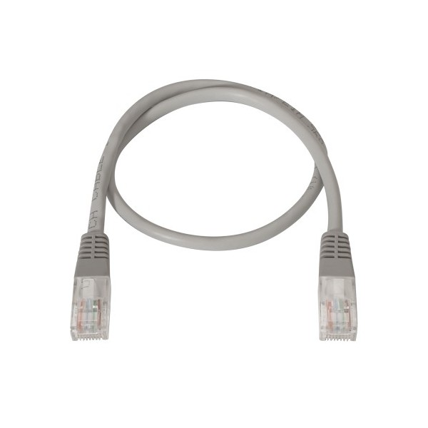 SAFIRE-UTP1-03G-Cable UTP Safire - Ethernet - Conectores RJ45 - Categoría 5E - 0.3 m - Color gris