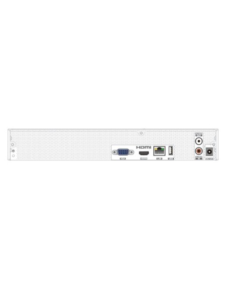 TVT TVT-344 TD-3108H1-B2-B Gravador NVR IP 8CH 8MP VCA LPR Atributos Pessoas Veículos Detecção Facial 1HDD 80Mbps I / O AUD