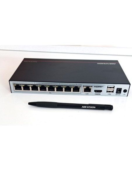 Comprar HIKVISION VALUE HIK-VALUE-346 Grabador NVR para cámaras IP 8CH 4MP 8CH PoE Disco sólido eSSD 1 TB incluido DS-E08NI-Q1/8