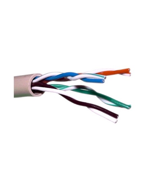SAFIRE-UTP5E-300-Cable UTP Safire - Categoría 5E - Rollo de 305 metros | Diámetro 5 mm - Conductor CCA - Cubierta color gris - C