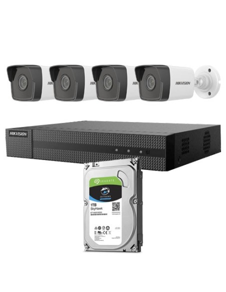 Kaufen HIKVISION VALUE HIK-VALUE-129 Kit Bullet IP Hikvision Rekorder + 4xBullet + HD
