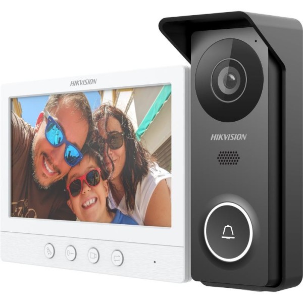 Comprar HIKVISION INTERCOM HIK-INTERCOM-271 Kit de videoportero Analógico HD 4 hilos DS-KIS213(B)