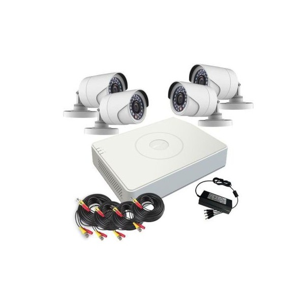 Acheter HIKVISION VALUE HIK-VALUE-134 KIT Enregistreur DVR 5-en-1 4CH + 4x Minibullet 4-en-1 1MP Hikvision