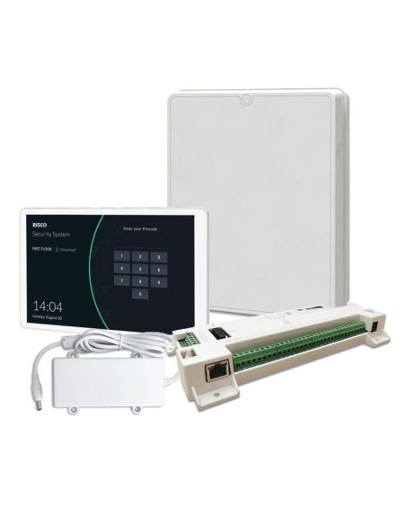 Risco Risco-92 KIT_G3_LIGHTSYS + RISControl Kit Grau 3 Lightsys PLUS Plate + Teclado Riscontrol + Box + Risco Fountain