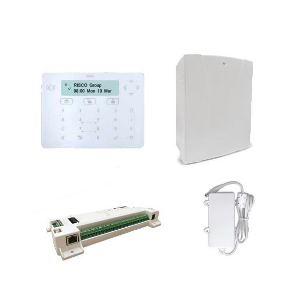 Risco Risco-93 KIT_G3_LIGHTSYS + Kit Elegante Grau 3 Lightsys Plus Teclado Elegante