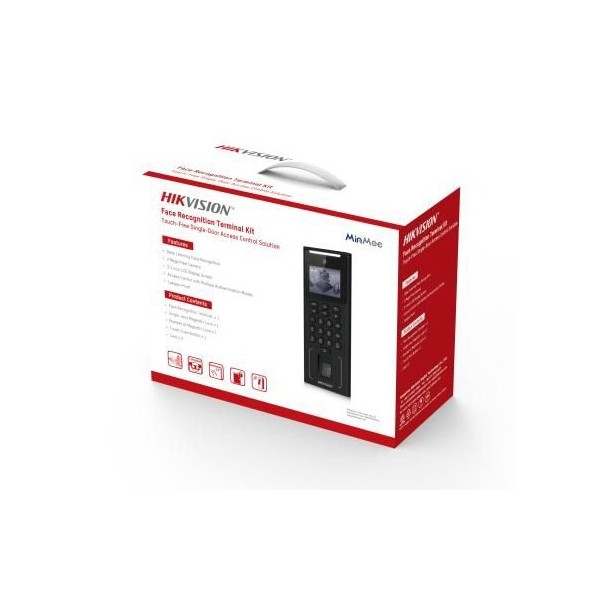 Controle de Acesso à Hikvision Hik-Acc-395 DS-KAS321 Kit de Terminal de Controle de Acesso com Reconhecimento Facial para uma ún