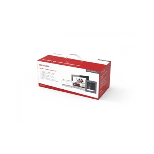 Acheter HIKVISION INTERCOM HIK-INTERCOM-23 Kit visiophone 2 fils Platine extérieure + Moniteur intérieur + alimentation + répart