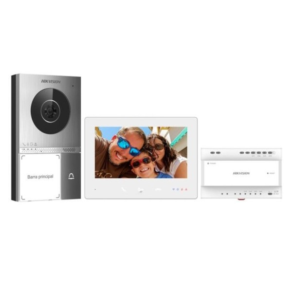 Kaufen HIKVISION INTERCOM HIK-INTERCOM-259 HD-Video-Türsprechanlagen-Set mit 2-Draht-Technik