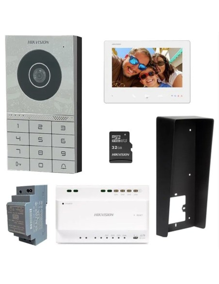 HikVision Intercom Hik-Intercom-260 DS-KIS706EY KIT VIDEO Pay Page de pagamento em fios HD 2