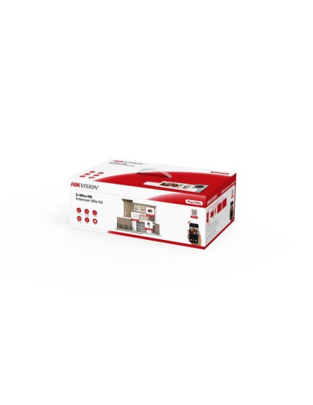 Kaufen HIKVISION INTERCOM HIK-INTERCOM-261 HD-Video-Türsprechanlagen-Set mit 2-Draht-Technik, 2 Monitoren