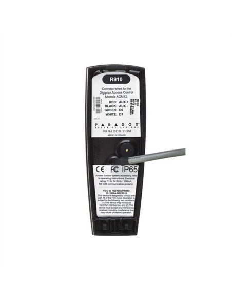 Paradoxo Paradox-70 R910 Leitor de Proximidade Interior / Exterior Paradox R910