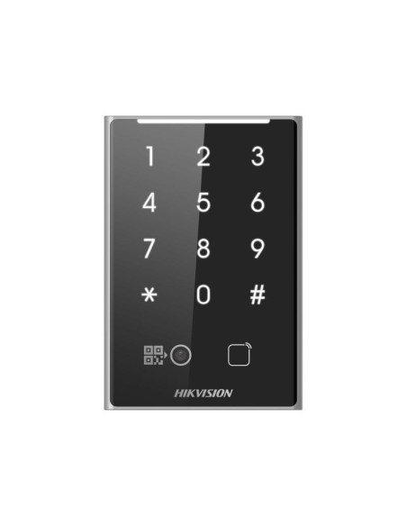 Comprar HIKVISION ACCESS CONTROL HIK-ACC-301 Lector de Tarjetas Proximidad EM - Códigos QR - Teclado Contraseña Comunicación RS4