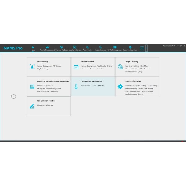 TVT TVT-128 NVMS Base 256CH Carta de Base Profissional 256CH Software Profissional NVMS 2.1.2 Tvt