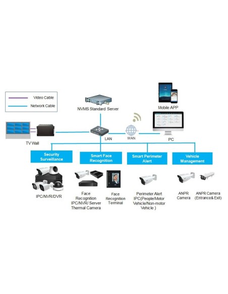 Comprar TVT TVT-129 Licencia Base NVMS standard 256 channels NVMS Base 256ch standard