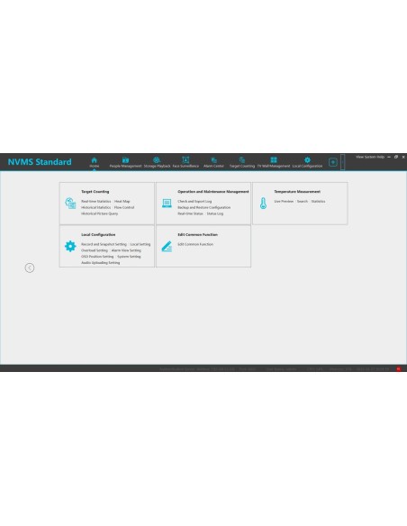TVT TVT-129 NVMS Base 256CH Licença de Base Standard NVMS Standard 256 canais