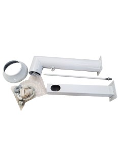 Kaufen BYSECUR BYSECUR-301 Abnehmbarer Mast für CCTV, 3,5 Meter, Farbe Weiß 2
