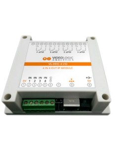 Acheter VIDEOLOGIC VIDEOLOGIC-10 Module de relais IP Videologic 4 entrées numériques + 4 sorties relais. Inclut une alimentation