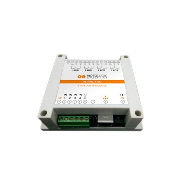 Acheter VIDEOLOGIC VIDEOLOGIC-10 Module de relais IP Videologic 4 entrées numériques + 4 sorties relais. Inclut une alimentation