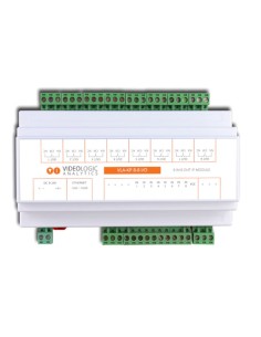 Videoológico VideoLoN-35 VLA-IO8-8 IP Relé Módulo VideoLologic 8 Entradas + 8 Saídas. 8 relés inclui alimentador de 5V