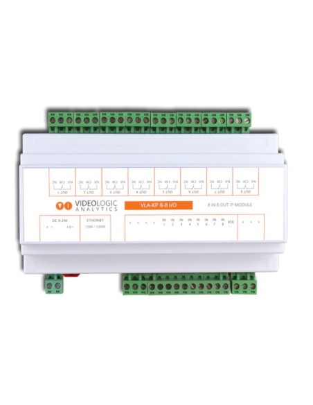 Comprar VIDEOLOGIC VIDEOLOGIC-35 Módulo de reles IP Videologic 8 Entradas + 8 Salidas. 8 reles Incluye alimentador 5V VLA-IO8-8R