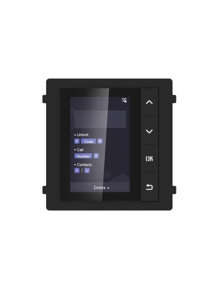 Acheter HIKVISION INTERCOM HIK-INTERCOM-39 Module d’affichage pour visiophones IP modulaires Hikvision encastré/en saillie