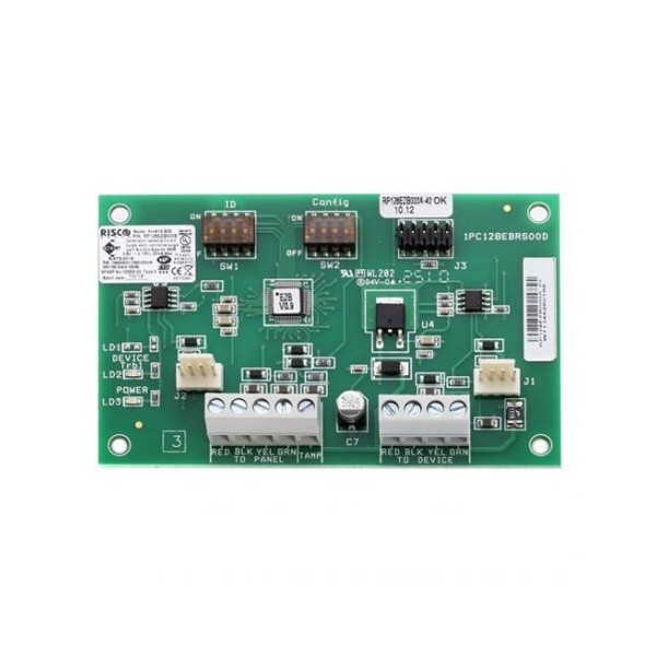 Risco Risco-117 RP128EZB000B Módulo Expander Adicional 32 Áreas de ônibus para Central Lightsys +