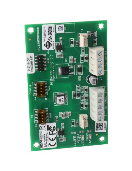 Risco Risco-117 RP128EZB000B Módulo Expander Adicional 32 Áreas de ônibus para Central Lightsys +
