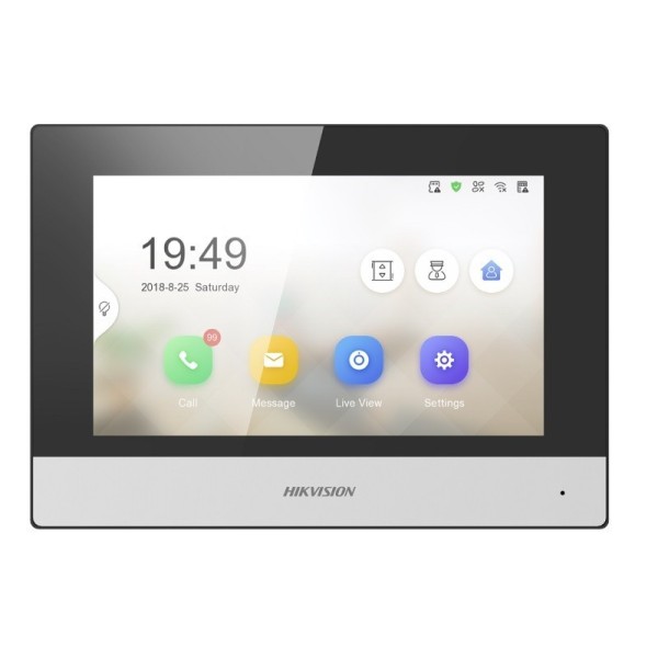 Acheter HIKVISION INTERCOM HIK-INTERCOM-48 Moniteur 7" pour visiophone WiFi Hikvision, système IP