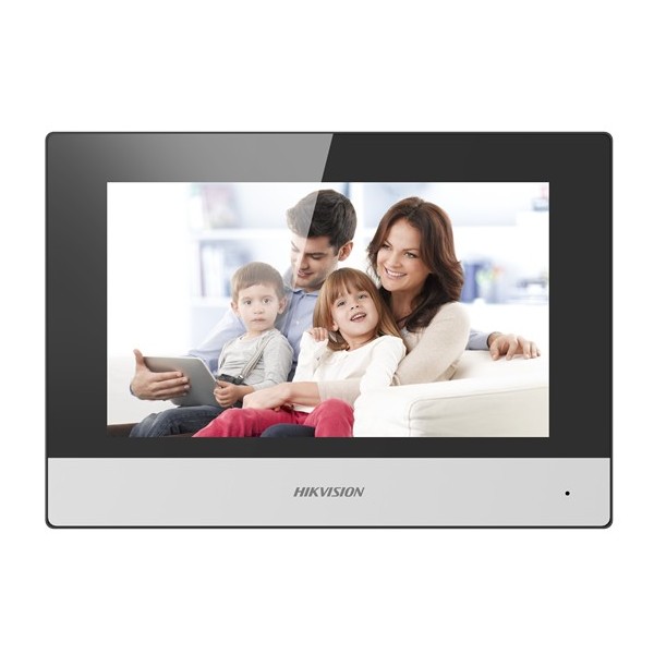 HikVision Intercom Hik-Intercom-Intercom-48 DS-KH6320-WTE1 / EU Monitor 7 "Para Player de Vídeo WiFi Hikvision IP System