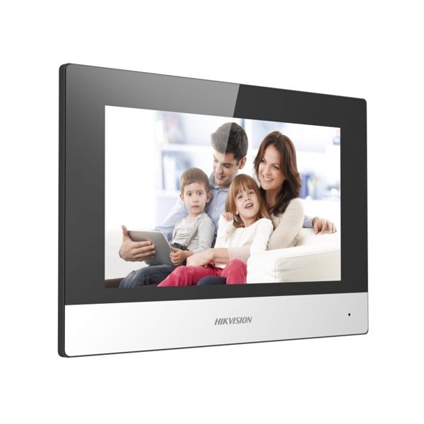 HikVision Intercom Hik-Intercom-Intercom-48 DS-KH6320-WTE1 / EU Monitor 7 "Para Player de Vídeo WiFi Hikvision IP System