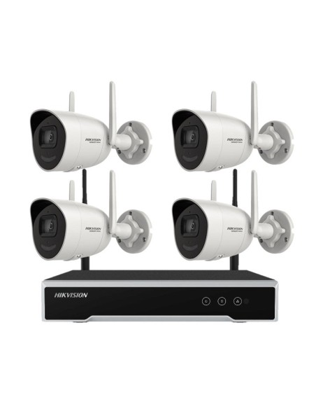Hikvision Value Hik-Value-136 Pack_Promo_WIFI Pacote Promo NVR IP 4CH 4MP + 4 Câmeras Bullet IP 2MP WiFi HIKVISION