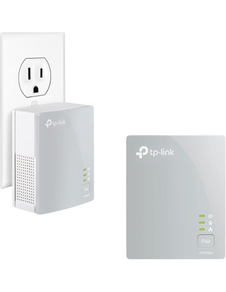 Comprar TP-LINK TPLINK-5 Pareja de adaptadores PLC Tplink. Transmite ethernet por la red eléctrica hasta 300 metros TL-PA4010KIT
