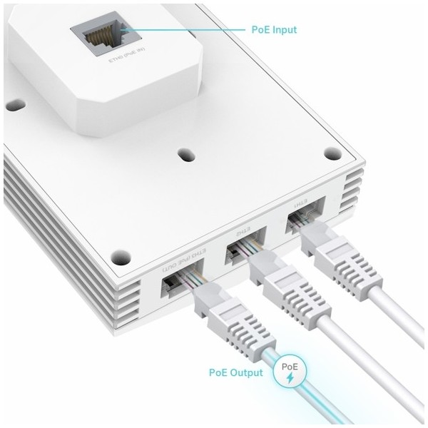 Comprar TP-LINK TPLINK-105 Punto de acceso Wi-Fi 6 Montaje en pared AX3000 EAP655-Wall