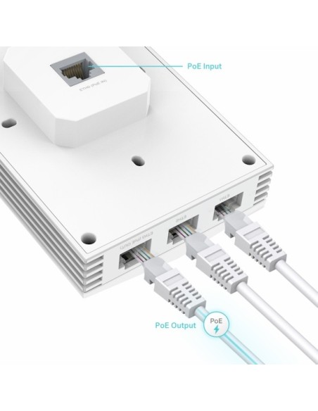 Comprar TP-LINK TPLINK-105 Punto de acceso Wi-Fi 6 Montaje en pared AX3000 EAP655-Wall