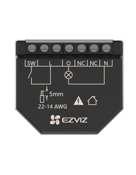 EZVIZ EZVIZ-50 CS-T35-R100-WM Inteligente Wi-Fi Black Color Controle Sem Fio De Controle de Iluminação Consumo Elétrico