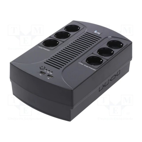 Kaufen Sie BYSECUR BYSECUR-197 USV in Steckdosenleistenform. 600VA / 360W. 6 Steckdosen