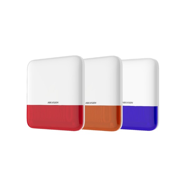 Comprar HIKVISION ALARMS HIK-ALARM-76 Sirena inalámbrica de exterior compatible 868 Mhz Hikvision AXPRO Indicador Azul DS-PS1-E-