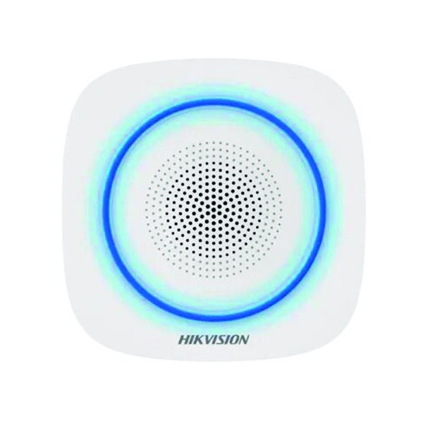 Comprar HIKVISION ALARMS HIK-ALARM-245 Sirena inalámbrica de interior compatible 868 Mhz Hikvision AXPRO Indicador Azul DS-PS1-I