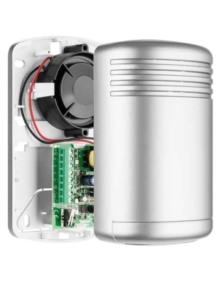 Bysecur Bysecur-199 Mini Olá para Sereia Interior Venitem Mini-Hello-A Self-Powered com bateria