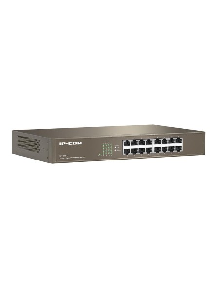 Comprar IPCOM IPCOM-11 Switch 16 puertos no gestionable Gigabit L2 enracable 13" IP-COM G1016D