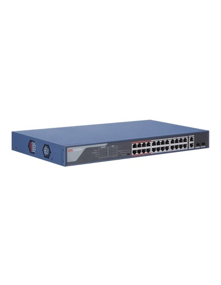 Kaufen HIKVISION TRANSMISION AND DISPLAY HIK-T&D-49 Switch Hikvision 24 Ports PoE 10/100M RJ45, 2 Gigabit-RJ45-Ports, 2 Puert