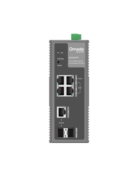 Acheter le switch industriel TP-LINK TPLINK-120 Omada manageable 6 ports Gigabit, 3 ports PoE+ et 1 port PoE++