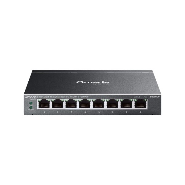 Comprar TP-LINK TPLINK-151 Switch Omada 8-Puertos con 8 Puertos PoE+ ES208GP