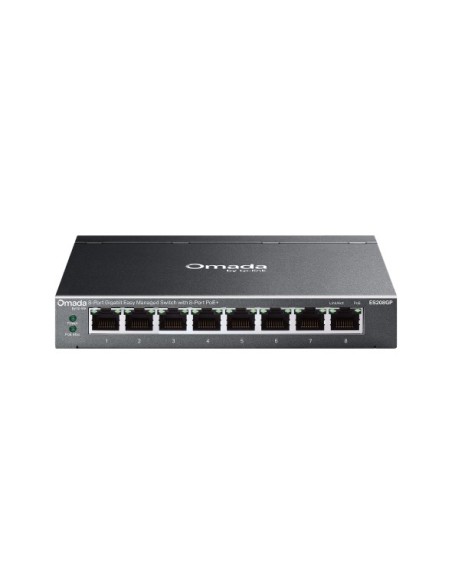 Comprar TP-LINK TPLINK-151 Switch Omada 8-Puertos con 8 Puertos PoE+ ES208GP
