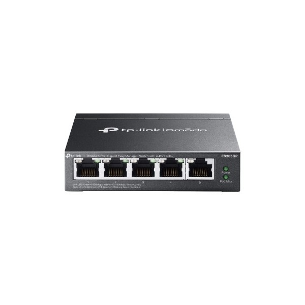 Comprar TP-LINK TPLINK-148 Switch Omada Gestionable 5 Puertos 4 Puertos PoE+ ES205GP
