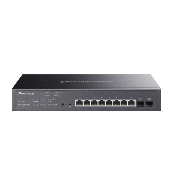 Comprar TP-LINK TPLINK-123 Switch Omada inteligente 150W 10 puertos Gigabit 8 puertos PoE+ + 2 puertos SFP SG2210MP